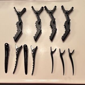 Black Hair Clips Set for Women